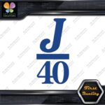 Compatible J 40 Boats J40 Sailing Boating Sports Logo Decals Stickers Vinyl - Image 11