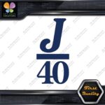 Compatible J 40 Boats J40 Sailing Boating Sports Logo Decals Stickers Vinyl - Image 12