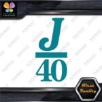 Compatible J 40 Boats J40 Sailing Boating Sports Logo Decals Stickers Vinyl - Image 13