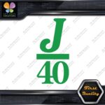 Compatible J 40 Boats J40 Sailing Boating Sports Logo Decals Stickers Vinyl - Image 14