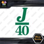 Compatible J 40 Boats J40 Sailing Boating Sports Logo Decals Stickers Vinyl - Image 15