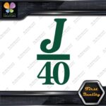 Compatible J 40 Boats J40 Sailing Boating Sports Logo Decals Stickers Vinyl - Image 16