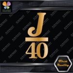 Compatible J 40 Boats J40 Sailing Boating Sports Logo Decals Stickers Vinyl - Image 17