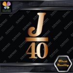 Compatible J 40 Boats J40 Sailing Boating Sports Logo Decals Stickers Vinyl - Image 19