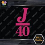 Compatible J 40 Boats J40 Sailing Boating Sports Logo Decals Stickers Vinyl - Image 20