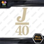Compatible J 40 Boats J40 Sailing Boating Sports Logo Decals Stickers Vinyl - Image 23