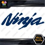 Compatible Ninja Wavy Motorcycles Kawazaki Name Logo Vinyl Decals Stickers - Image 15