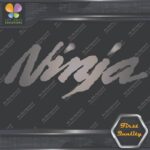 Compatible Ninja Wavy Motorcycles Kawazaki Name Logo Vinyl Decals Stickers - Image 21
