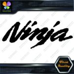 Compatible Ninja Wavy Motorcycles Kawazaki Name Logo Vinyl Decals Stickers - Image 4