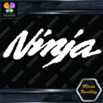 Compatible Ninja Wavy Motorcycles Kawazaki Name Logo Vinyl Decals Stickers - Image 5