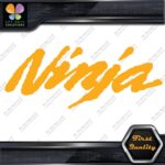Compatible Ninja Wavy Motorcycles Kawazaki Name Logo Vinyl Decals Stickers - Image 10