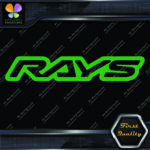 Compatible with Rays Rims Wheels Performance JDM Logo Vinyl Decals Stickers - Image 14