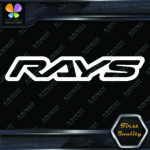 Compatible with Rays Rims Wheels Performance JDM Logo Vinyl Decals Stickers