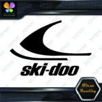 Compatible with Ski-Doo Left Side Buggy Snowmobile Logo Vinyl Decals Stickers