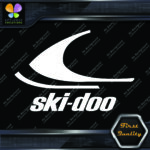 Compatible with Ski-Doo Left Side Buggy Snowmobile Logo Vinyl Decals Stickers - Image 4