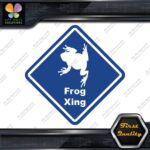 Frog Toad Crossing Warning Sign Xing Diamond Shape Lozenge Decals Stickers Vinyl - Image 11