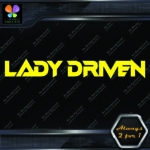 Lady Driven Techno Mama Banner Tuning Girl Power JDM Vinyl Decals Stickers - Image 12