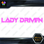 Lady Driven Techno Mama Banner Tuning Girl Power JDM Vinyl Decals Stickers - Image 19