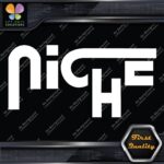 Compatible Niche Road Wheels Name JDM Tuning Racing Logo Vinyl Decals Stickers