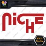 Compatible Niche Road Wheels Name JDM Tuning Racing Logo Vinyl Decals Stickers - Image 8