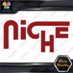 Compatible Niche Road Wheels Name JDM Tuning Racing Logo Vinyl Decals Stickers - Image 9