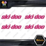 Compatible Ski-Doo Snowmobile Ski Doo Emblem 4 MINI SIZE Decals Stickers Vinyl - Image 19