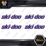 Compatible Ski-Doo Snowmobile Ski Doo Emblem 4 MINI SIZE Decals Stickers Vinyl - Image 21