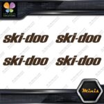 Compatible Ski-Doo Snowmobile Ski Doo Emblem 4 MINI SIZE Decals Stickers Vinyl - Image 23