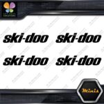 Compatible Ski-Doo Snowmobile Ski Doo Emblem 4 MINI SIZE Decals Stickers Vinyl - Image 4