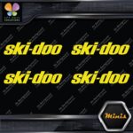 Compatible Ski-Doo Snowmobile Ski Doo Emblem 4 MINI SIZE Decals Stickers Vinyl - Image 5