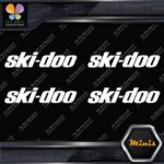 Compatible Ski-Doo Snowmobile Ski Doo Emblem 4 MINI SIZE Decals Stickers Vinyl - Image 6
