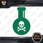 Poison bottle Skull Crossed Bones Emblem Sign Logo Decals Stickers Vinyl - Image 15