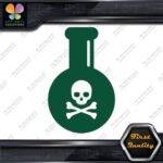 Poison bottle Skull Crossed Bones Emblem Sign Logo Decals Stickers Vinyl - Image 16