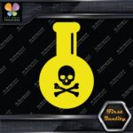 Poison bottle Skull Crossed Bones Emblem Sign Logo Decals Stickers Vinyl - Image 6