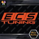 Compatible ECS Cars Tuning Performance Racing JDM Logo Vinyl Decals Stickers - Image 8