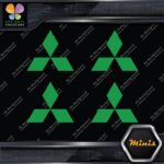 Compatible Mitsubishi Logo Cars Trucks Pack of 4 MINI SIZE Decals Stickers Vinyl - Image 14