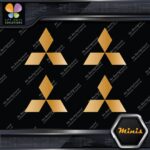 Compatible Mitsubishi Logo Cars Trucks Pack of 4 MINI SIZE Decals Stickers Vinyl - Image 17