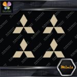 Compatible Mitsubishi Logo Cars Trucks Pack of 4 MINI SIZE Decals Stickers Vinyl - Image 23