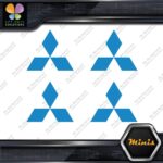 Compatible Mitsubishi Logo Cars Trucks Pack of 4 MINI SIZE Decals Stickers Vinyl - Image 10
