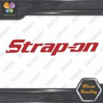 Strap-On Logo Tools Box Chest Funny Humorous Prank JDM Vinyl Decals Stickers