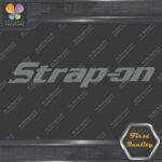 Strap-On Logo Tools Box Chest Funny Humorous Prank JDM Vinyl Decals Stickers - Image 6