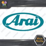 Compatible Arai Helmets Oval Logo Motorcycles Racing Vinyl Decals Stickers - Image 13
