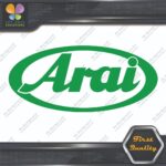 Compatible Arai Helmets Oval Logo Motorcycles Racing Vinyl Decals Stickers - Image 14