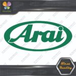 Compatible Arai Helmets Oval Logo Motorcycles Racing Vinyl Decals Stickers - Image 15