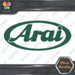 Compatible Arai Helmets Oval Logo Motorcycles Racing Vinyl Decals Stickers - Image 16