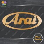 Compatible Arai Helmets Oval Logo Motorcycles Racing Vinyl Decals Stickers - Image 17