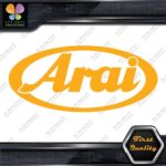 Compatible Arai Helmets Oval Logo Motorcycles Racing Vinyl Decals Stickers - Image 7