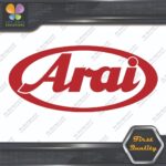 Compatible Arai Helmets Oval Logo Motorcycles Racing Vinyl Decals Stickers - Image 9