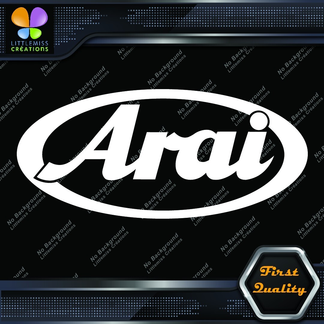 Compatible Arai Helmets Oval Logo Motorcycles Racing Vinyl Decals Stickers 276708806515 Compatible Arai Helmets Oval Logo Motorcycles Racing Vinyl Decals Stickers - Image 1