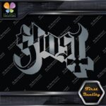 Compatible Ghost Heavy Metal Rock Band Musical Emblem Logo Decals Stickers Vinyl - Image 18